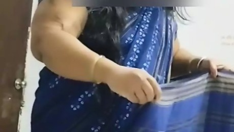 Bhabhi moti gand  saree chudai