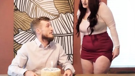 Boobs, Pussy & Ass are Andi Ray's Gifts to a Birthday Boy